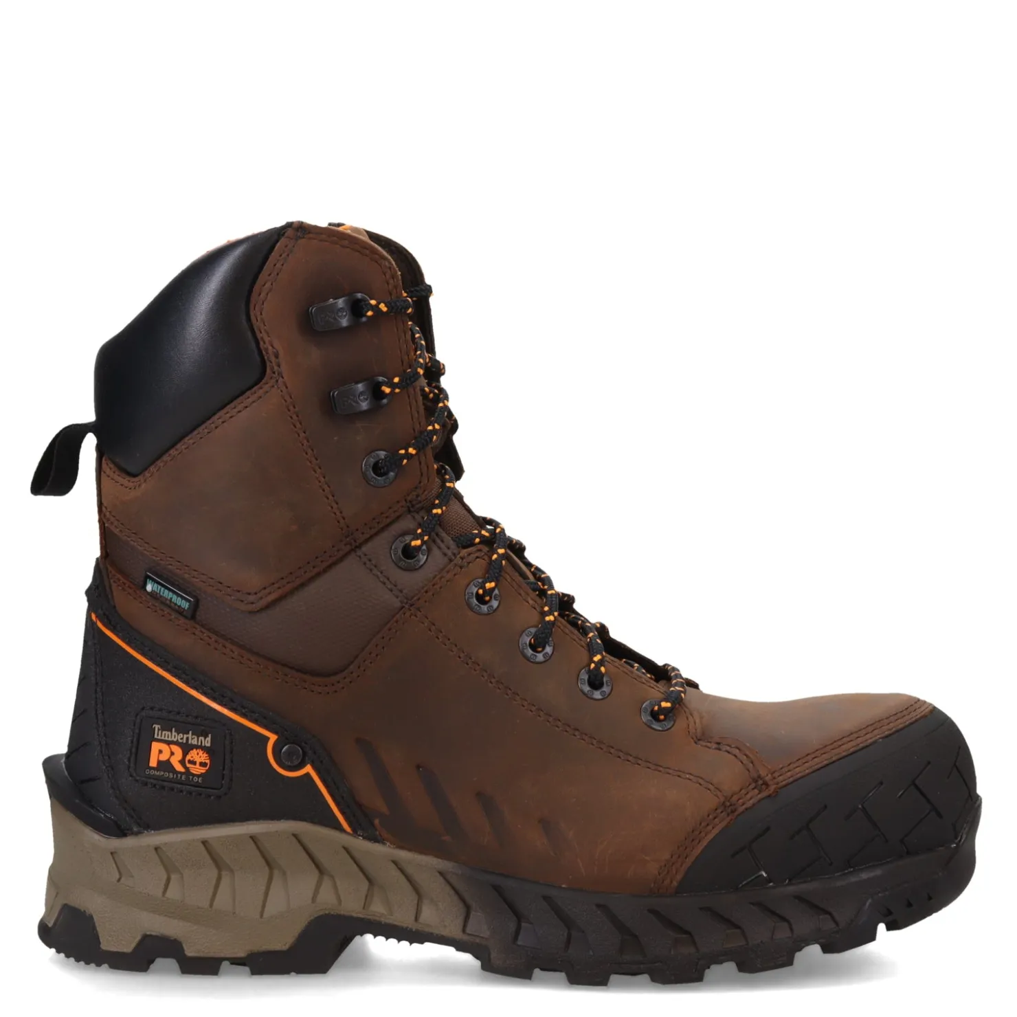 Boots*Timberland Pro Men's , Work Summit 8" Waterproof Comp Toe Work Boot Brown