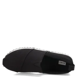 Fashion & Street*TOMS Men's , Alp Resident Sneaker Black Knit Stretch