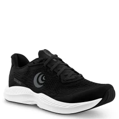 Running*Rockport Works Men's Topo Athletic, Fli-Lyte 5 Running Shoe Black/White