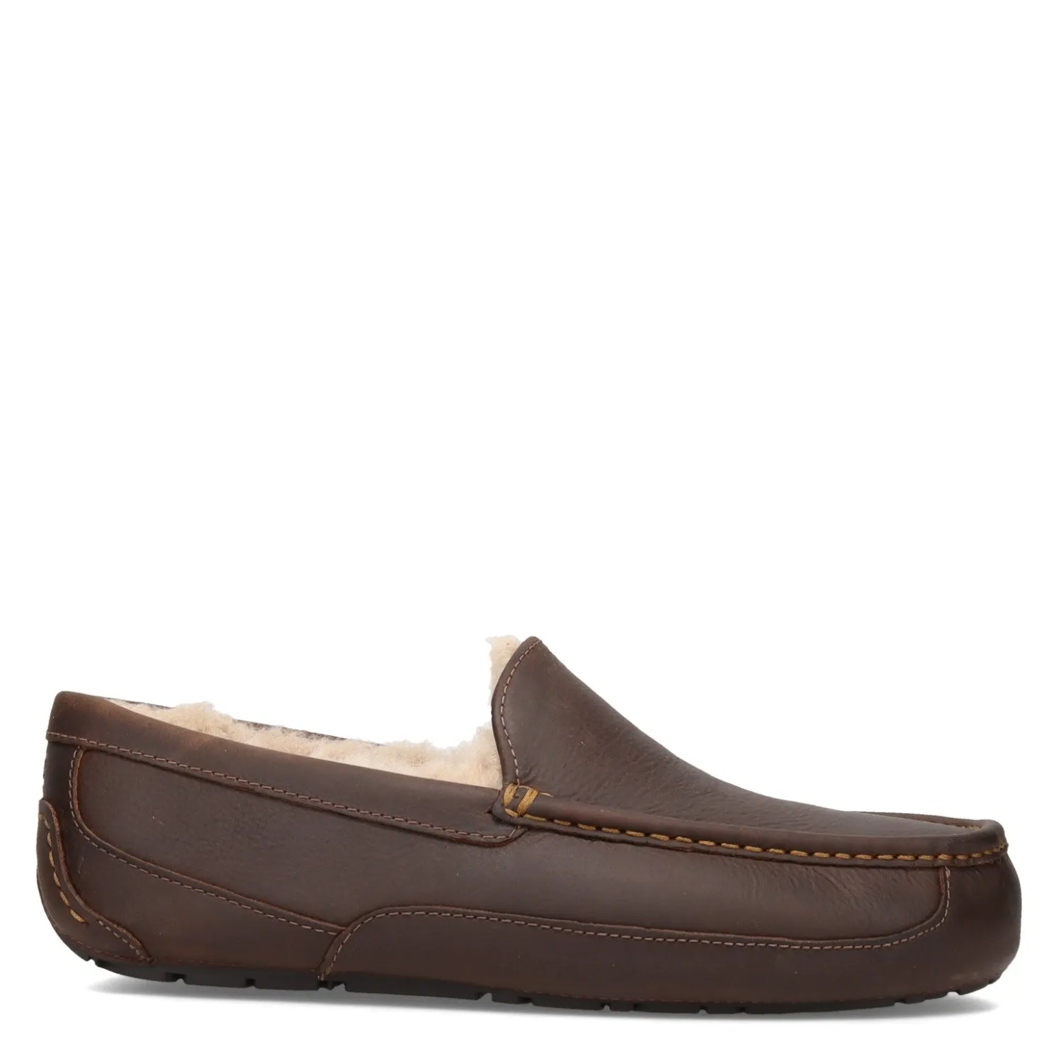 Slippers*UGG Men's , Ascot Slipper Tan Leather