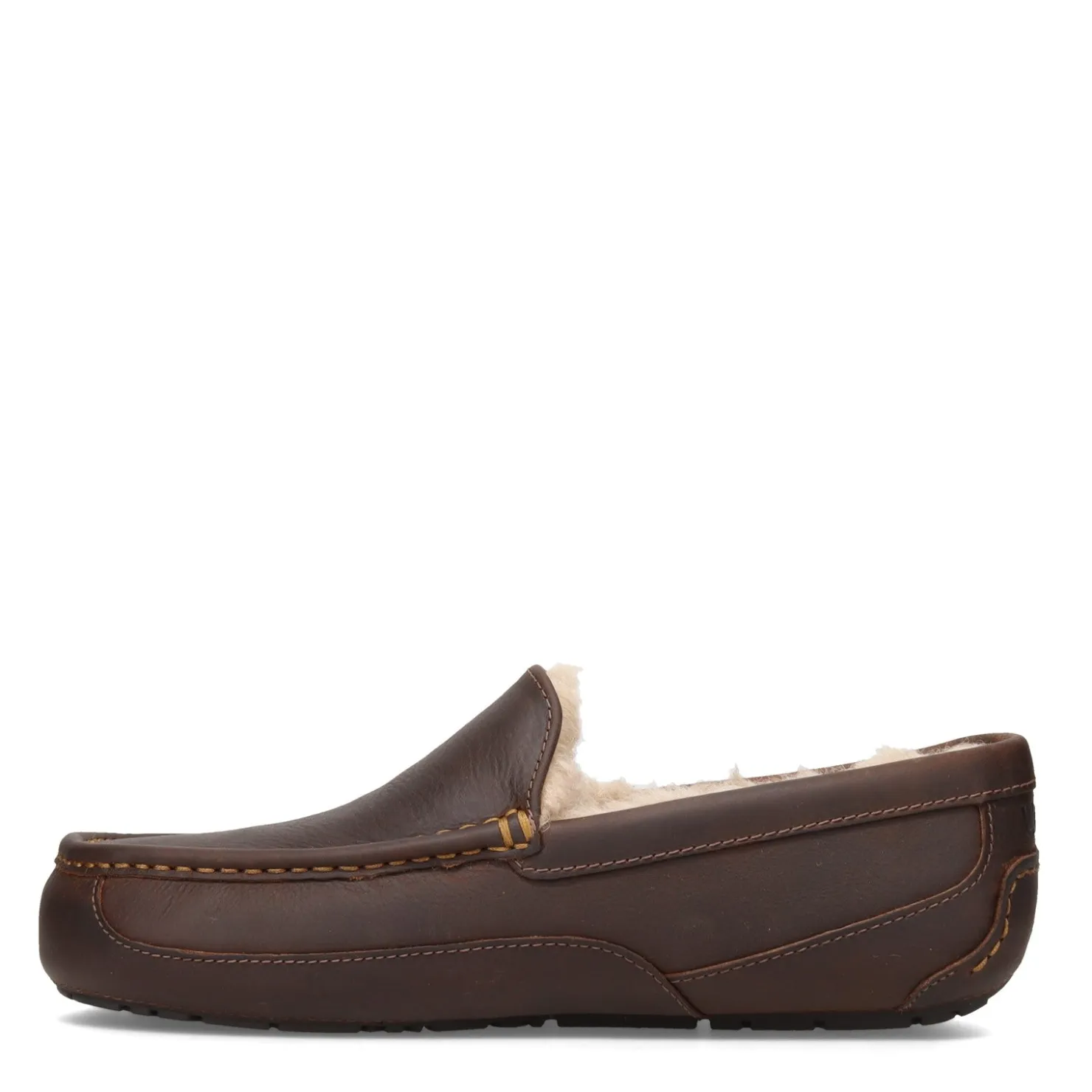Slippers*UGG Men's , Ascot Slipper Tan Leather
