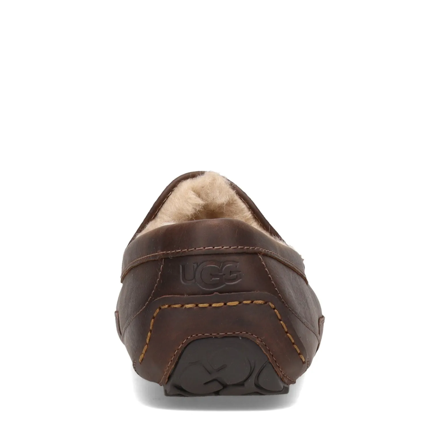 Slippers*UGG Men's , Ascot Slipper Tan Leather