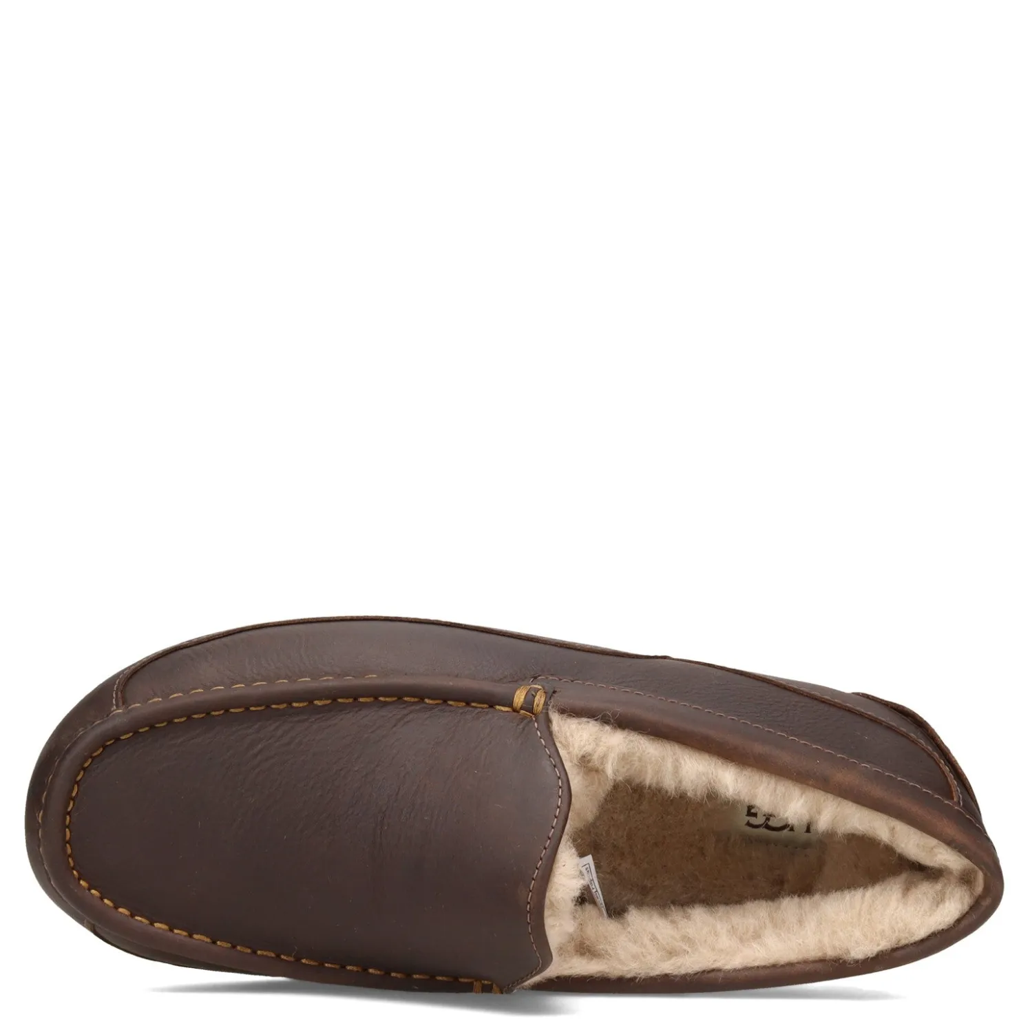 Slippers*UGG Men's , Ascot Slipper Tan Leather