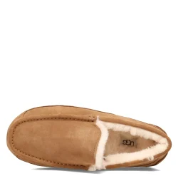 Slippers*UGG Men's , Ascot Slipper - Wide Width Chestnut