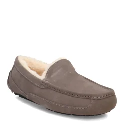 Slippers*UGG Men's , Ascot Slipper - Wide Width Grey