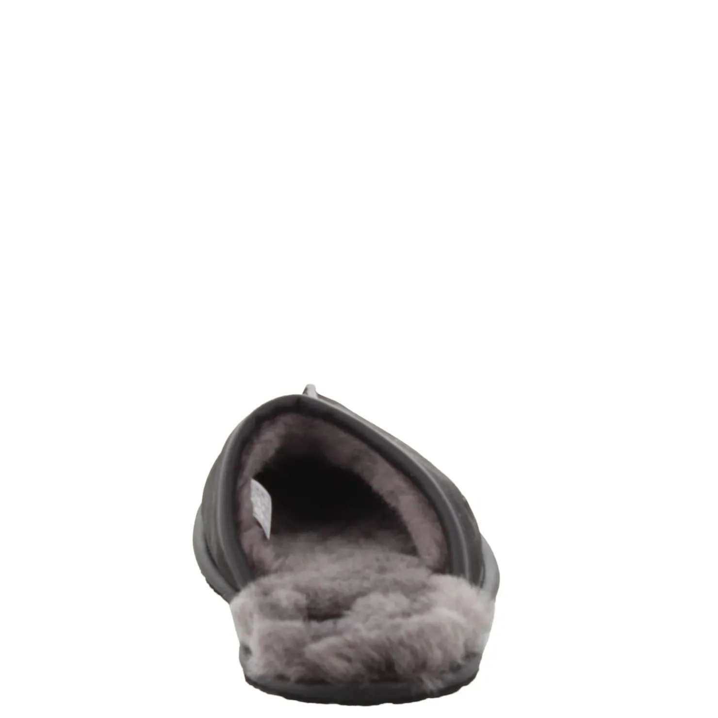 Slippers*UGG Men's , Scuff Slipper Black Leather