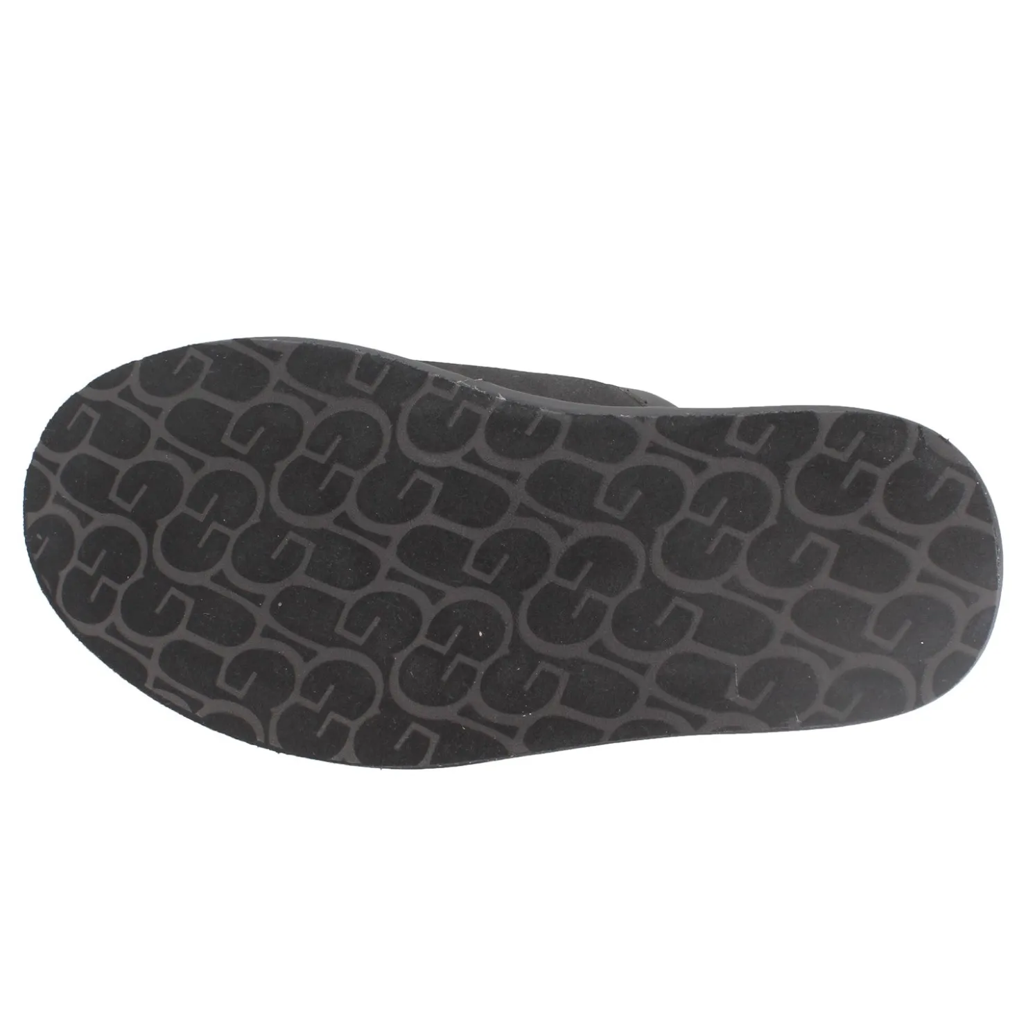 Slippers*UGG Men's , Scuff Slipper Black Leather