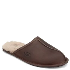 Slippers*UGG Men's , Scuff Slipper Tan Leather