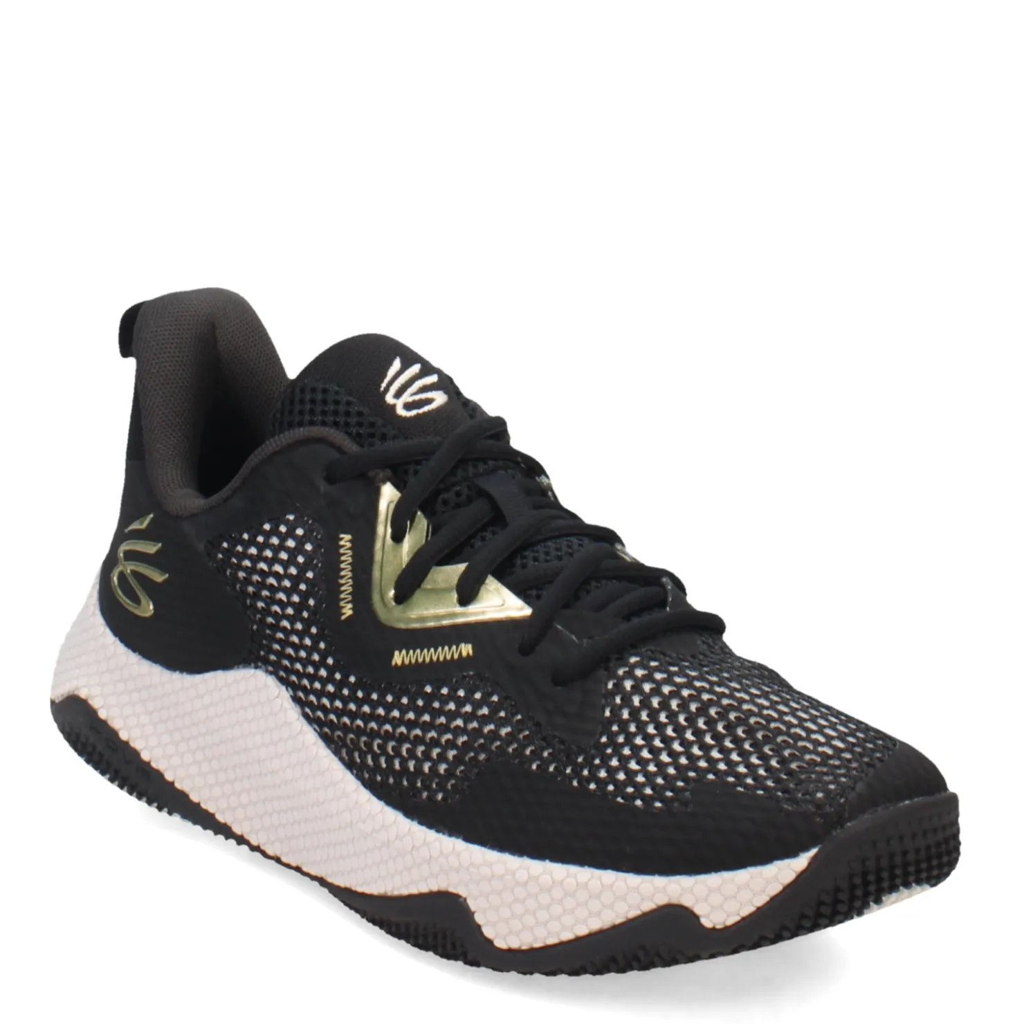 Sneakers & Athletics*Under Armour Men's , Curry HOVR Splash 3 Basketball Shoe Black/Jet Grey/Metallic Gold