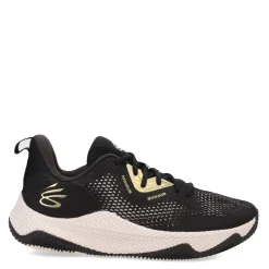 Court*Under Armour Men's , Curry HOVR Splash 3 Basketball Shoe Black/Jet Grey/Metallic Gold