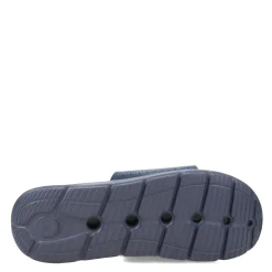Slides*Under Armour Men's , Ignite 7 Slide Sandal Downpour Gray/Downpour Gray/Gilded Yellow