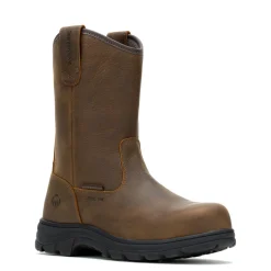 Boots*Wolverine Men's Boots, Carlsbad Wellington Steel Toe Work Boot Sudan Brown