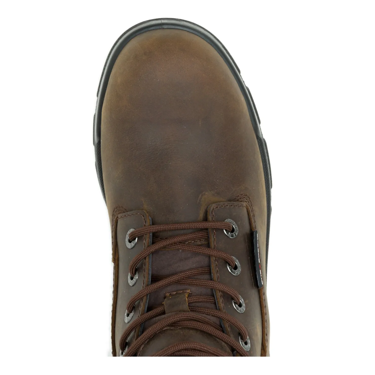 Boots*Wolverine Men's Boots, DuraShocks SR Icon 6-inch CarbonMax Work Boot Dark Brown Waterproof Leather