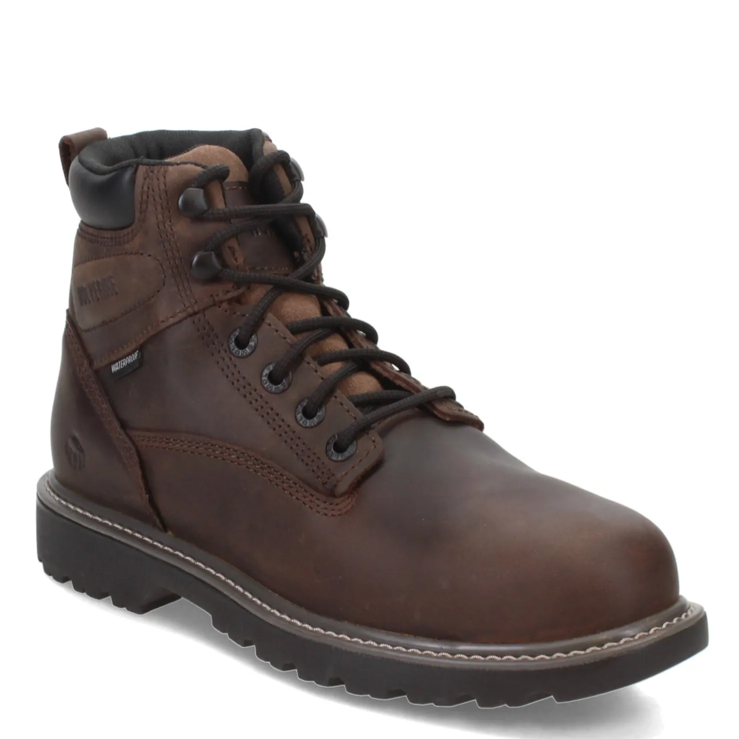 Work & Safety*Wolverine Men's Boots, Floorhand 6 inch Waterproof Steel Toe Work Boot Brown Oiled Leather