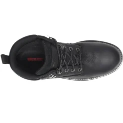 Boots*Wolverine Men's Boots, Floorhand 6 inch Waterproof Work Boot. Black