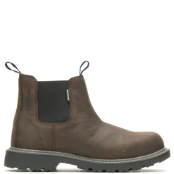 Work & Safety*Wolverine Men's Boots, Floorhand Romeo Soft Toe Work Boot Dark Brown
