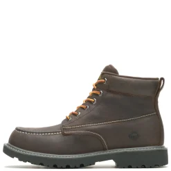 Work & Safety*Wolverine Men's Boots, Floorhand Moc Toe 6 inch Waterproof Work Boot Coffee