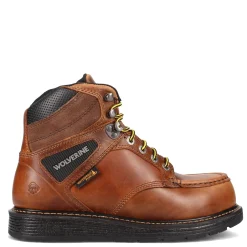 Work & Safety*Wolverine Men's Boots, Hellcat Ultraspring Moc Toe Wedge Comp Toe Work Boot Tobacco