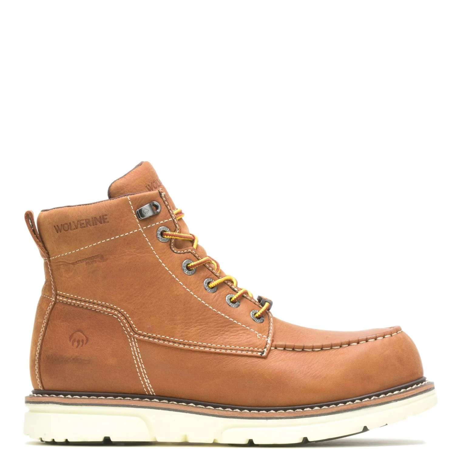 Boots*Wolverine Men's Boots, I-90 Durashocks Moc-Toe Work Boot Tan