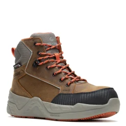 Work & Safety*Wolverine Men's Boots, Proshift Mid LX EnergyBound 6" CarbonMax Work Boot Sudan Brown