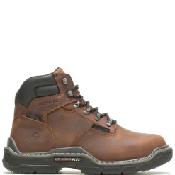 Work & Safety*Wolverine Men's Boots, Raider Comp Toe Durashocks 6in WP Work Boot Peanut