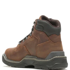 Work & Safety*Wolverine Men's Boots, Raider Comp Toe Durashocks 6in WP Work Boot Peanut