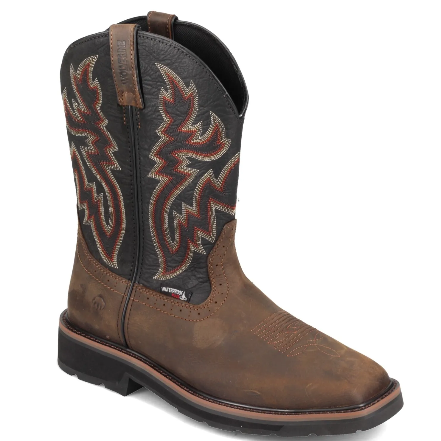 Boots*Wolverine Men's Boots, Rancher ST Work Boot Black Brown