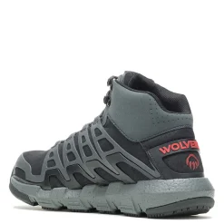 Boots*Wolverine Men's Boots, Rev Vent Ultraspring Durashocks Carbonmax Mid Work Boot Dark Shadow