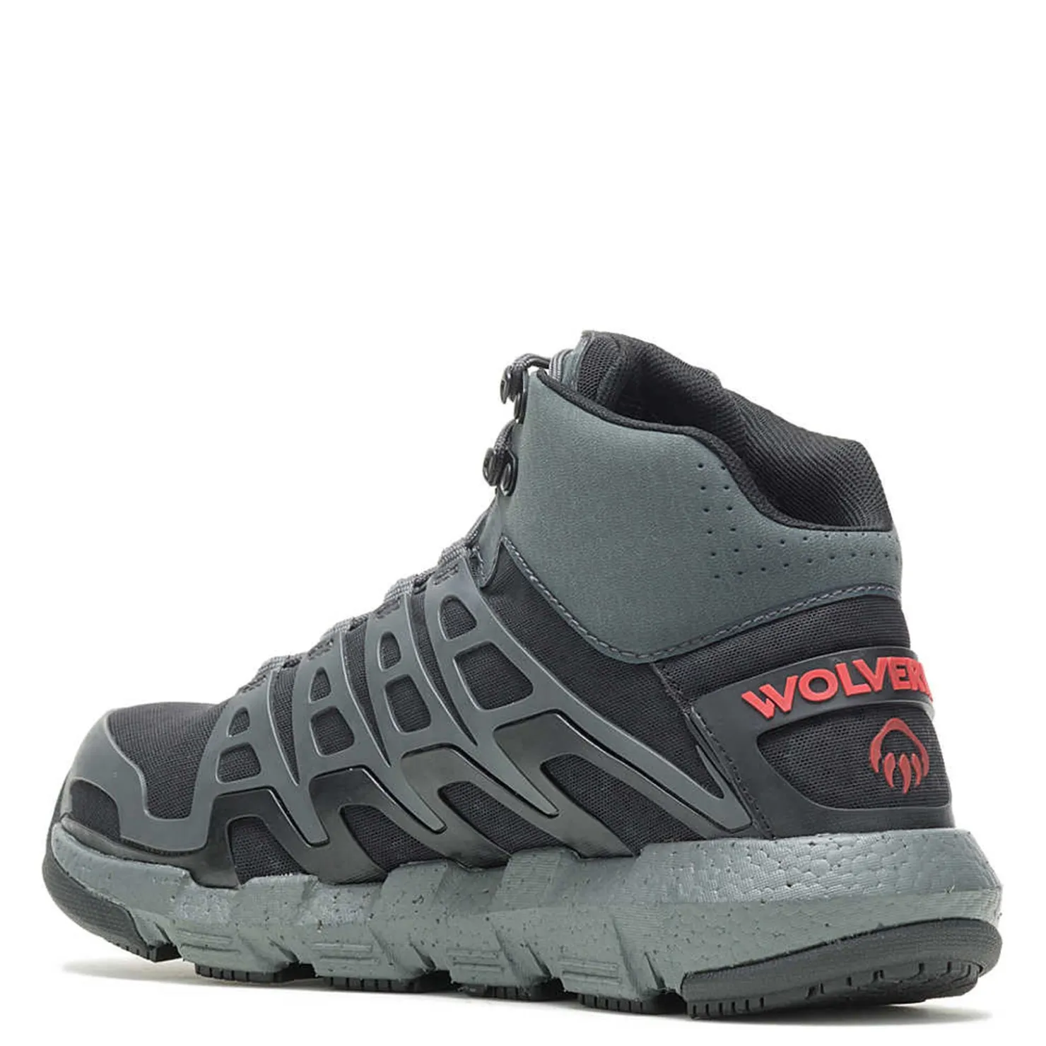 Boots*Wolverine Men's Boots, Rev Vent Ultraspring Durashocks Carbonmax Mid Work Boot Dark Shadow
