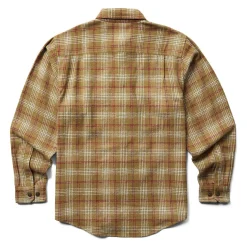 Outerwear*Wolverine Men's , Glacier Heavyweight Flannel Shirt Coyote Plaid