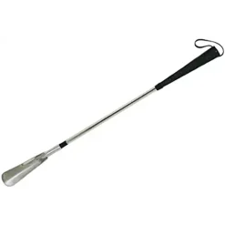 Shoe Care & Polish*Miami Leather Co Miami Leather, Jockey 24 inch Shoe Horn Silver