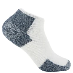 Socks*Thorlo socks, Maximum Cushion Low Cut Running Sock White Navy