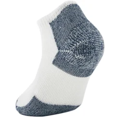 Socks*Thorlo socks, Maximum Cushion Low Cut Running Sock White Navy