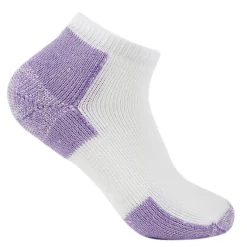 Socks*Thorlo socks, Maximum Cushion Low Cut Running Sock White Lilac