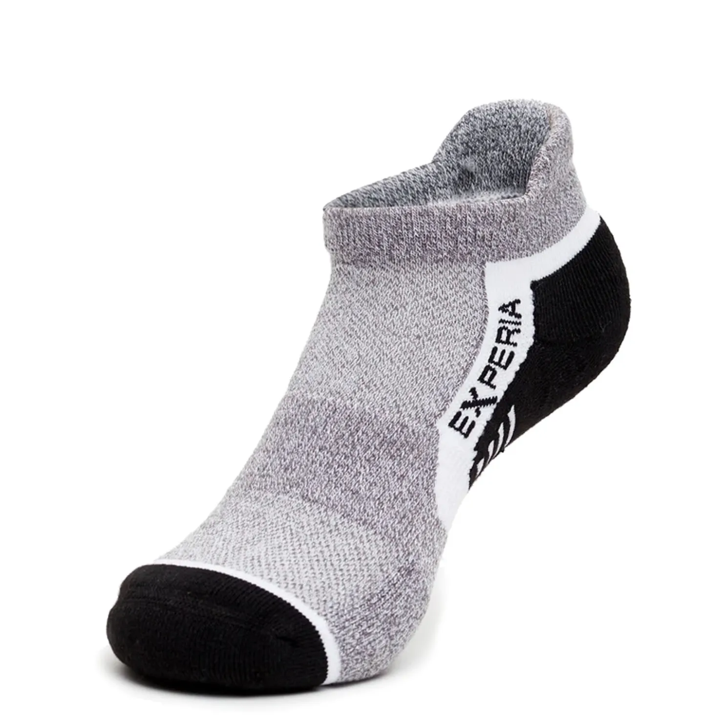 Socks*Thorlo Unisex Socks, Experia Green Low Cut Socks Black