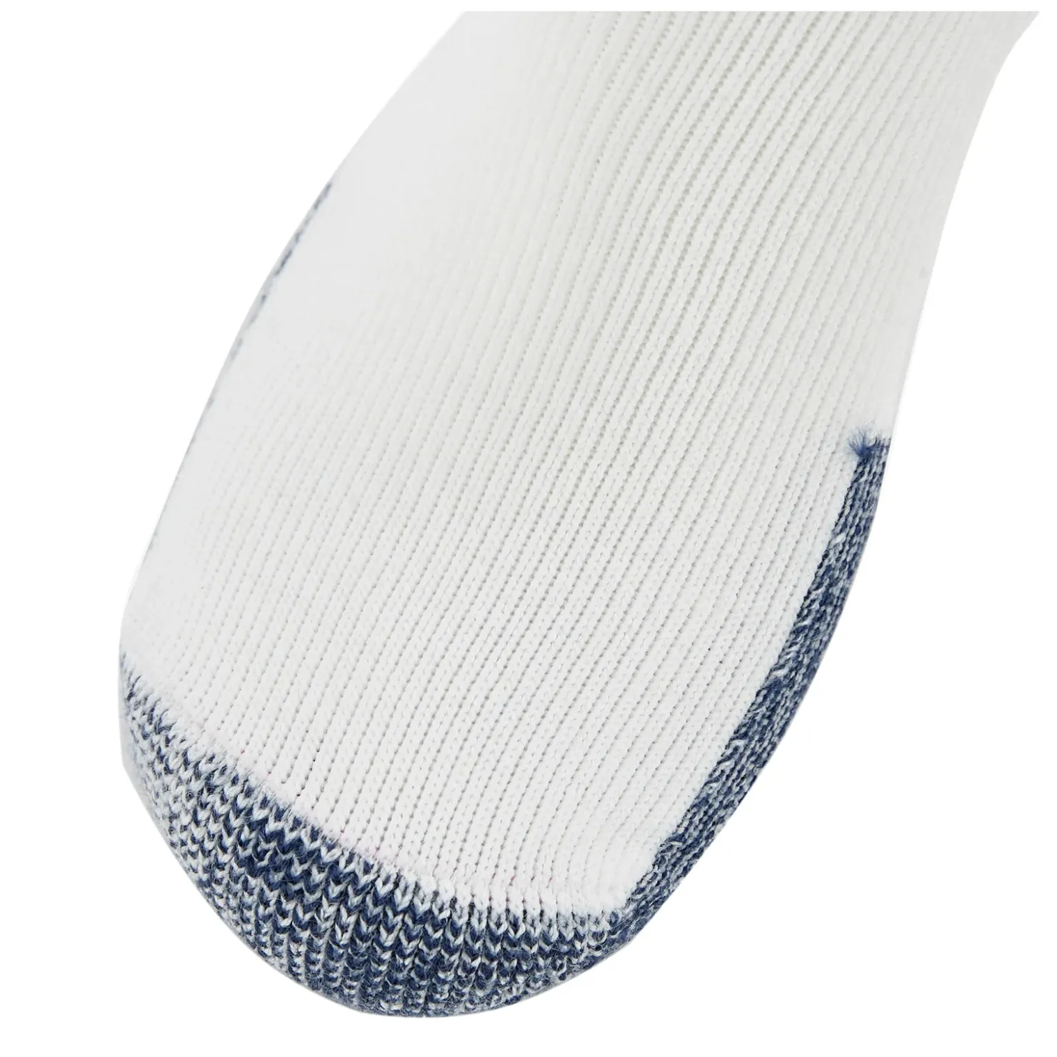 Socks*Thorlo Unisex Socks, Maximum Cushion Rolltop Running Socks- 1 Pair White Navy