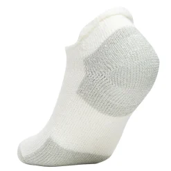 Socks*Thorlo Unisex Socks, Maximum Cushion Rolltop Running Socks- 1 Pair White Platinum