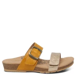 Footbed Sandals*Aetrex Women's , Daisy Sandal Yellow