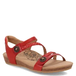 Footbed Sandals*Aetrex Women's , Jillian Sandal Red