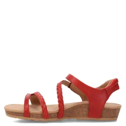 Footbed Sandals*Aetrex Women's , Jillian Sandal Red