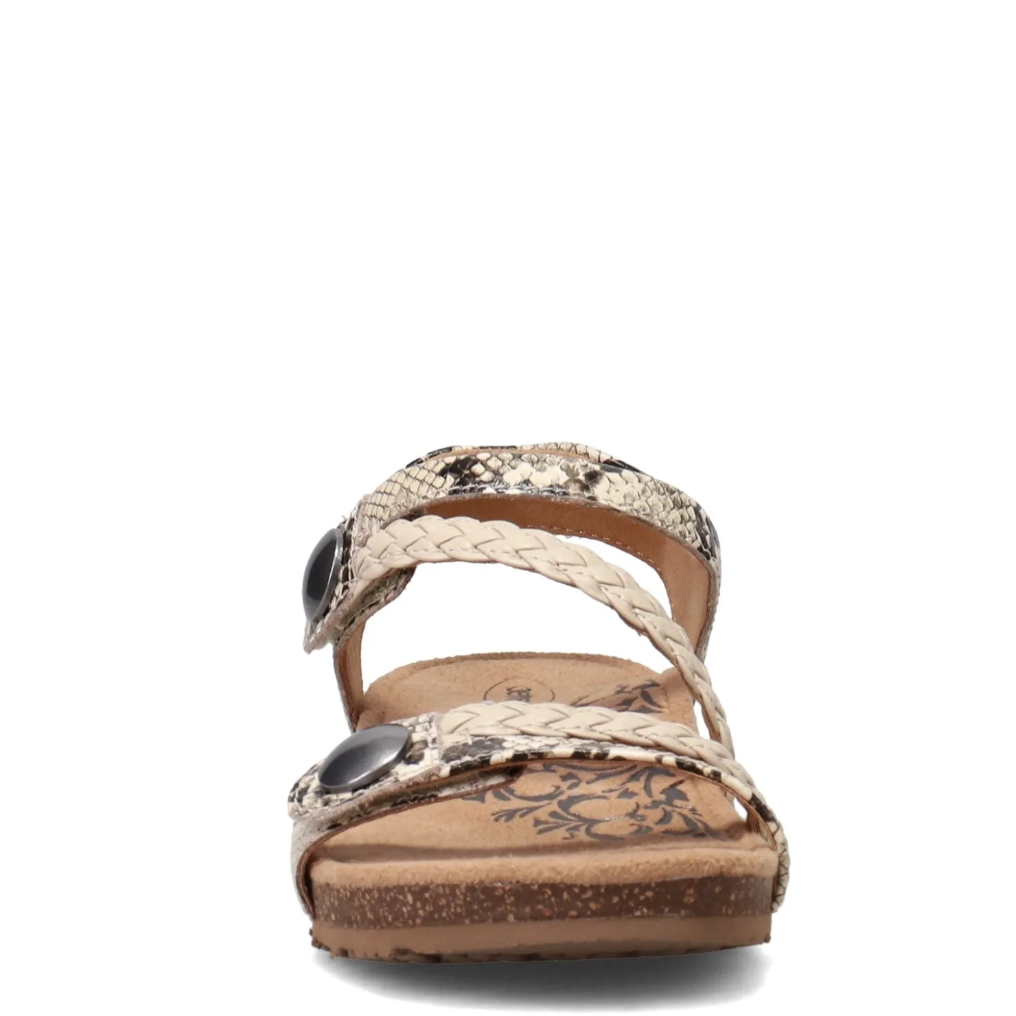 Wedges*Aetrex Women's , Jillian Sandal Snake