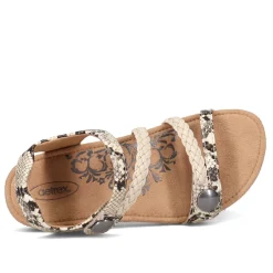 Wedges*Aetrex Women's , Jillian Sandal Snake