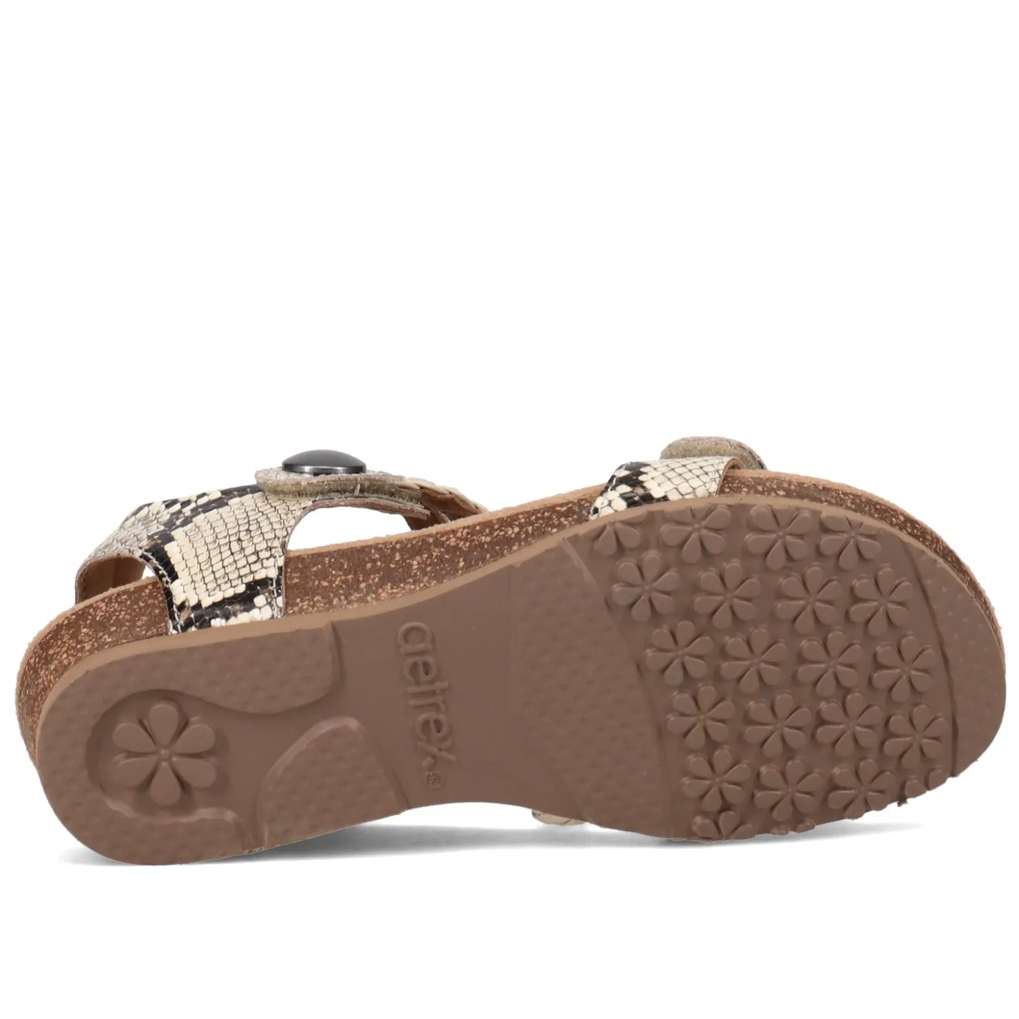 Wedges*Aetrex Women's , Jillian Sandal Snake