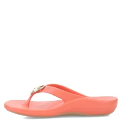 Flip Flops*Aetrex Women's , Maui Sandal Coral