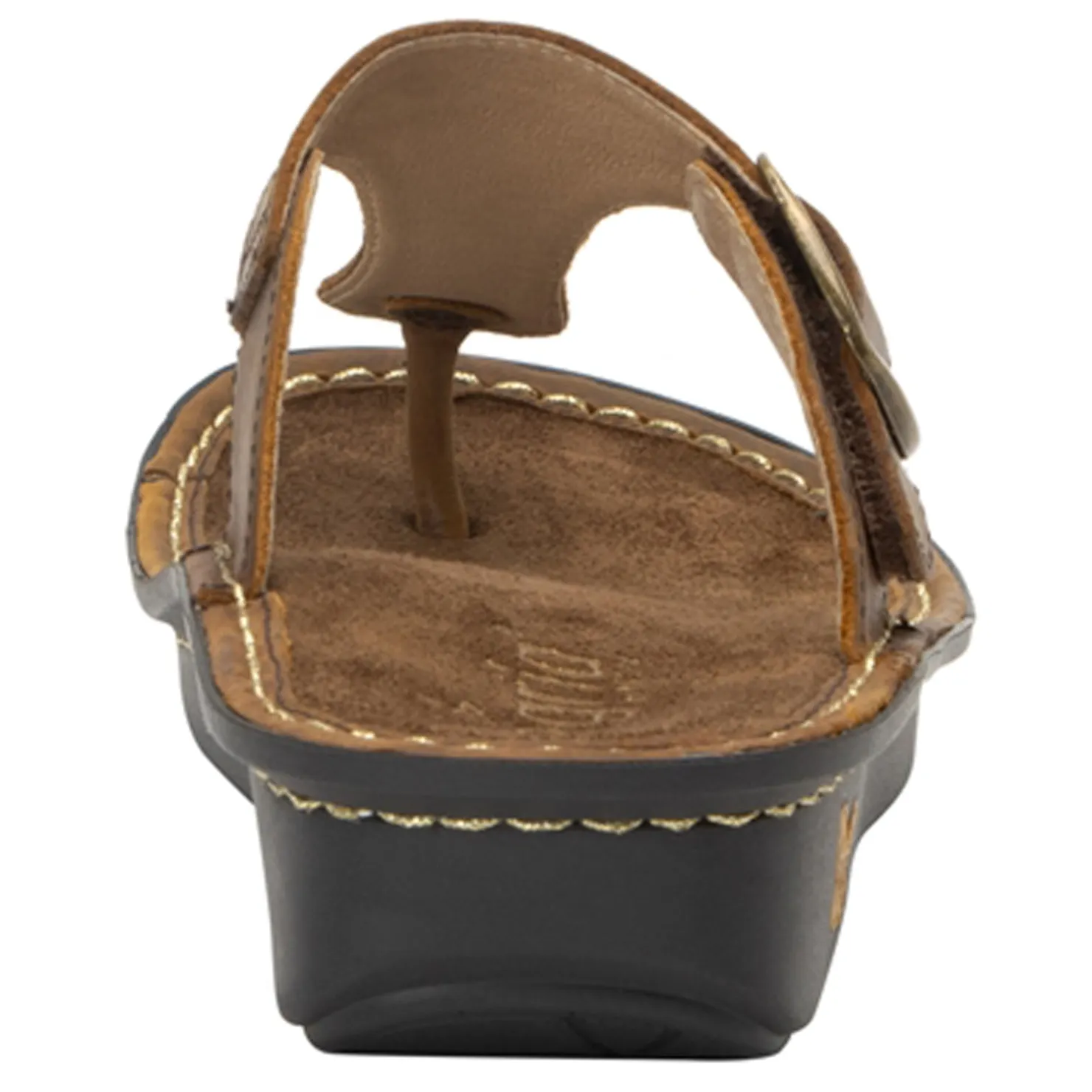 Footbed Sandals*Alegria Women's , Vella Sandal Oiled Brown
