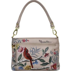Handbags*Anuschka Women's , Large RFID Organizer Cardinal Family
