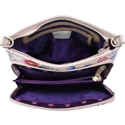Handbags*Anuschka Women's , Large RFID Organizer Cardinal Family
