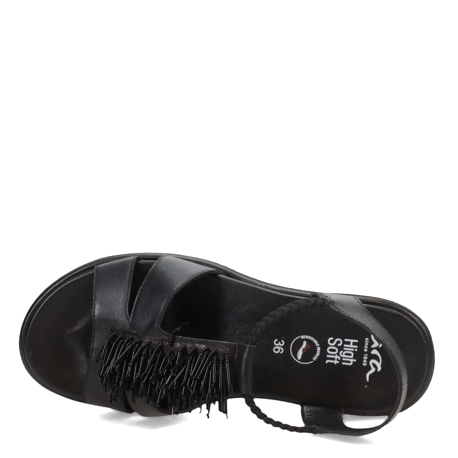 Wedges*Ara Shoes Women's ara, Bristol Sandal Black