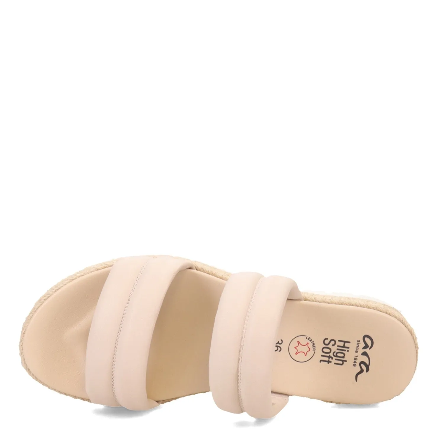 Footbed Sandals*Ara Shoes Women's ara, June Sandal Off White