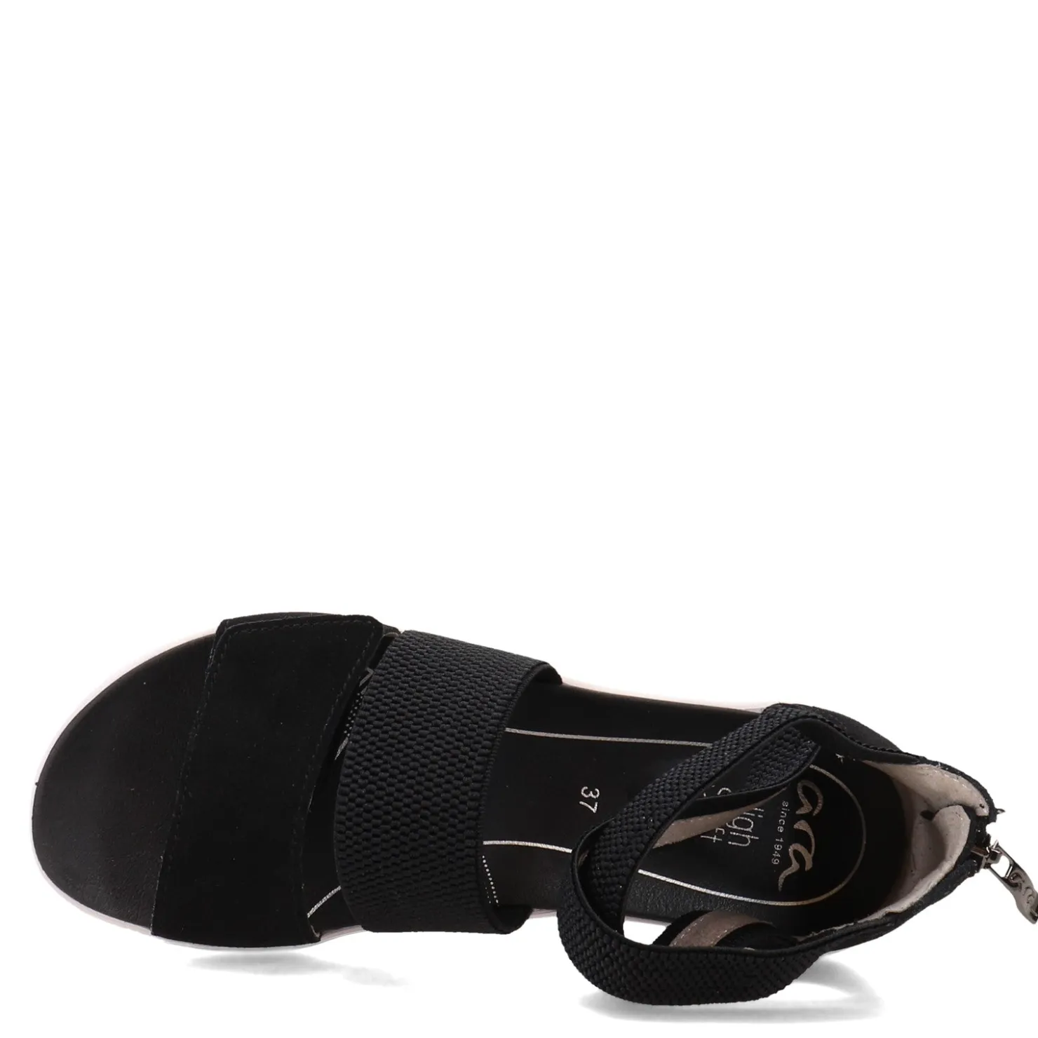Wedges*ara Women's , Naples Sandal Black